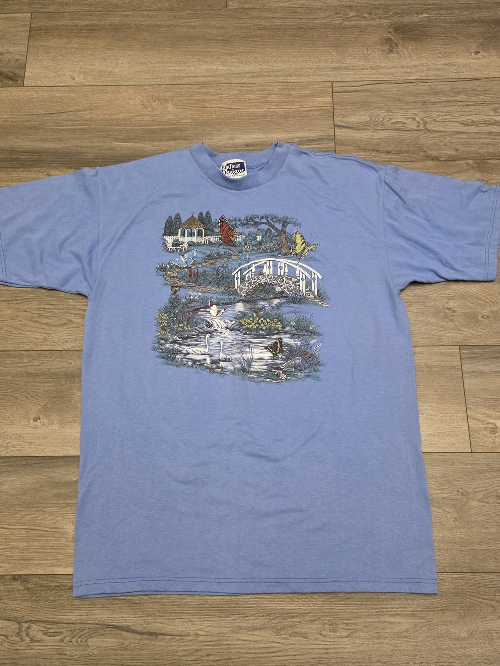 VINTAGE 90s ENDLESS DESIGNS COTTAGECORE NATURE TEE
